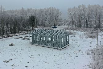 Одноэтажный дом из ЛСТК: 83м²