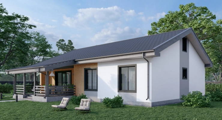 Загородный дом 10,5х14,4-171м²