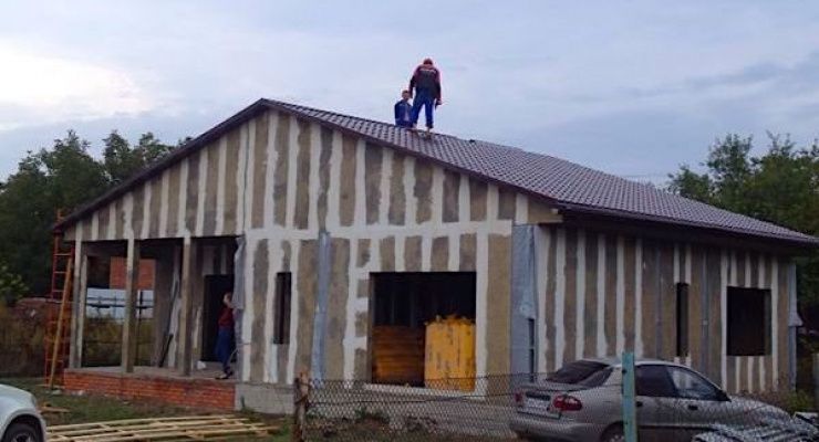 Дом из металлокаркаса в Благовещенске: 100м²